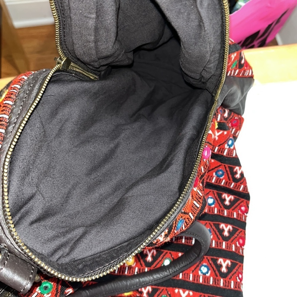 Free People Bijoux Mirrored Weekender Bag NWT - Picture 14 of 16